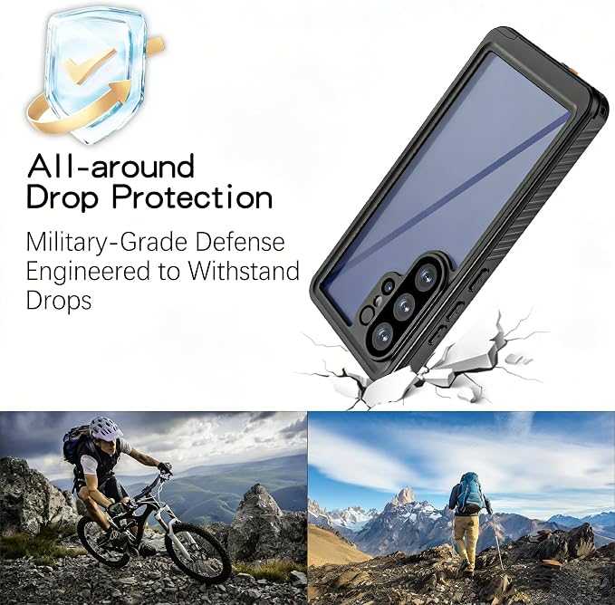 for Samsung Galaxy S26 Ultra Waterproof Case, Military-Grade Full Body Defense: IP68 Underwater Protection, Built-in Screen Protector & Camera Lens Cover, 10FT Waterproof Shockproof Dustproof.