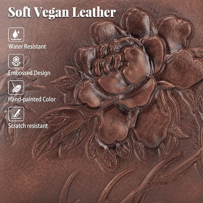 Crossbody Bags for Women Trendy, Vegan Leather Crossbody Purses Travel Shoulder Handbags Embossed Design