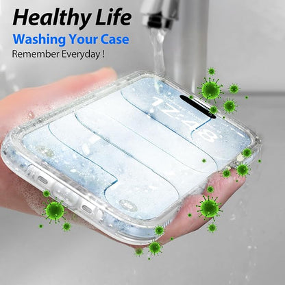 SPORTLINK for iPhone Air Case, IP68 Waterproof Military Protective Full Body Heavy Duty Shockproof 360 Sealed Dustproof with Camera Screen Protector Phone Cover for iPhone Air 6.5" Mag/Frosted Clear