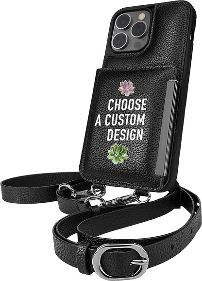 Smartish iPhone 14 Pro Max Crossbody Wallet Case - Dancing Queen [Purse/Clutch with Detachable Strap & Wristlet] Protective Cover with Credit Card Holder - Secret Menu
