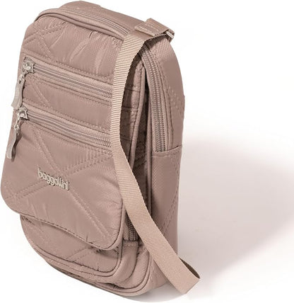 Baggallini Journey Crossbody Bags for Women 9x6 Small Lightweight Travel Handbag W/RFID