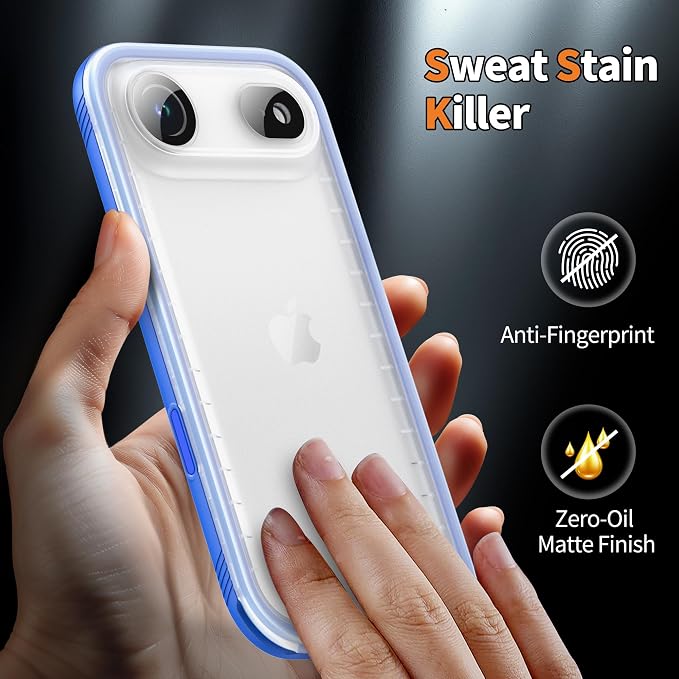 Cozycase TOP Waterproof Case for iPhone Air - Military Heavy Duty 360 Shockproof Full Body with Screen Camera Protector Double IP68 Water Dust Drop Proof Hard Rugged Tough Front Back Slim Cover