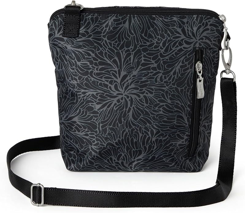 Baggallini Modern Pocket Crossbody Bag for Women, 8.5"x8.5" Handbag Purse with RFID, Lightweight Water-Resistant