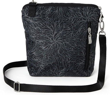 Baggallini Modern Pocket Crossbody Bag for Women, 8.5"x8.5" Handbag Purse with RFID, Lightweight Water-Resistant