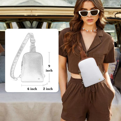 INICAT Small Sling Bag for Women Everyday & Travel Crossbody Bags Lightweight Cross Body Purses Vegan Leather