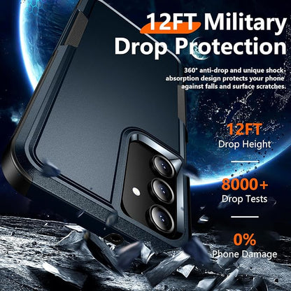Red2Fire Designed for Samsung Galaxy A16 5G Case, [Military Grade Drop Protection] Non-Slip Heavy Duty Full Body Shockproof Protection Phone Case Galaxy A16 5G Case,Dark Blue