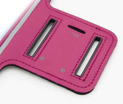 Samsung Galaxy S7 Armband, Bastex Hot Pink Runners Armband Case with Key Slot for Samsung Galaxy S7 G930