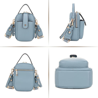 Mali+Lili Gail Vegan Leather Multi Compartment Crossbody Bag
