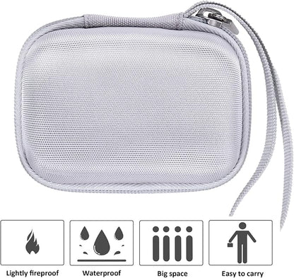 khanka Hard Case for Anker Nano 10000mAh 45W/A1665/A1664 Power Bank,White | EVA Hard Shell, Easy Carry Handle, Secure Custom Fit for Anker Nano Power Bank, 10,000mAh Portable Charger, Case Only
