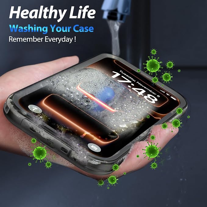 SPORTLINK for iPhone 17 Pro Max Case, IP68 Waterproof Military Protective Full Body Heavy Duty Shockproof 360 Sealed Dustproof with Camera Screen Protector Phone Cover for iPhone 17 Pro Max 6.9" Black
