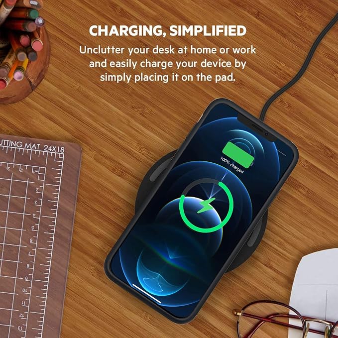 Battery Case for iPhone 12/12 Pro, Enhanced 10000mAh Portable Protective Smart Qi Wireless Charging Case Compatible with iPhone 12/12 Pro (6.1 inch) Rechargeable Extended Battery Charger Cover(Black)