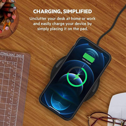 Battery Case for iPhone 12/12 Pro, Enhanced 10000mAh Portable Protective Smart Qi Wireless Charging Case Compatible with iPhone 12/12 Pro (6.1 inch) Rechargeable Extended Battery Charger Cover(Black)