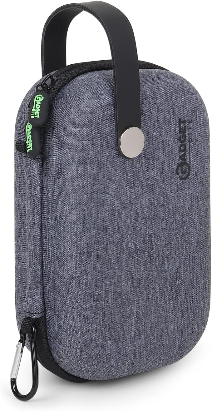 Organiser Portable Pouch For Electronic Accessories Usb Cables, Power Bank, Battery, Hard Drive, Sd Memory Card, Earphones, Travel Gadgets & Organiser Rugged Travel Friendly (Grey)