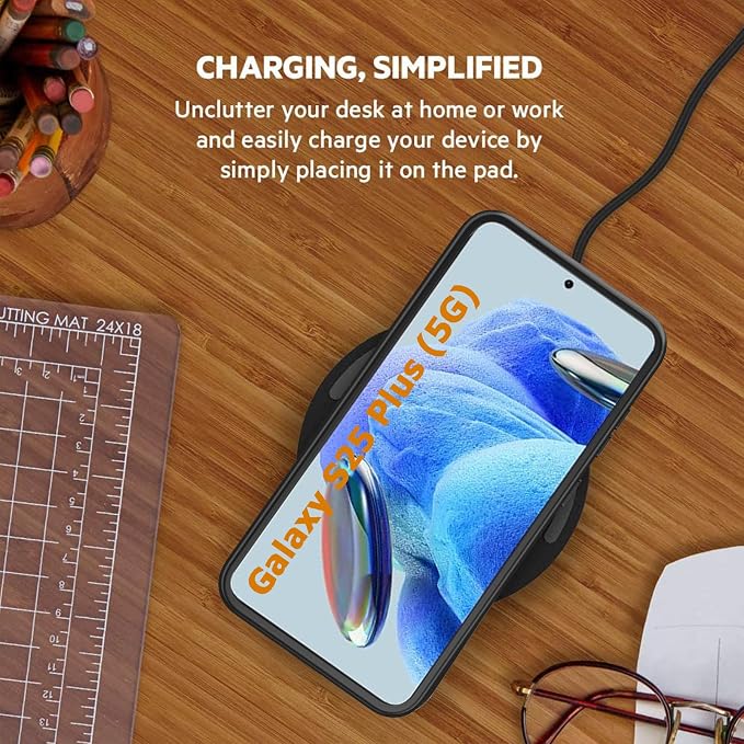 Battery Case for Galaxy S25 Plus,12000mAh Portable Protective Smart Wireless Charging Case Support Carplay Compatible with Galaxy S25 Plus(6.7 inches)Rechargeable Extended Battery Charger Case(Black)