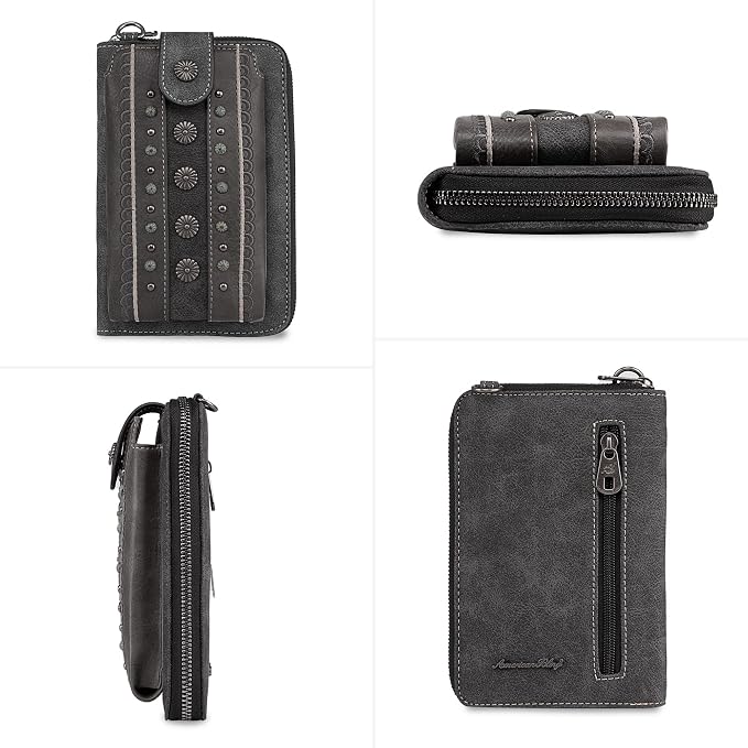 Montana West Small Crossbody Bags for Women Western Handbag with Cash Slots