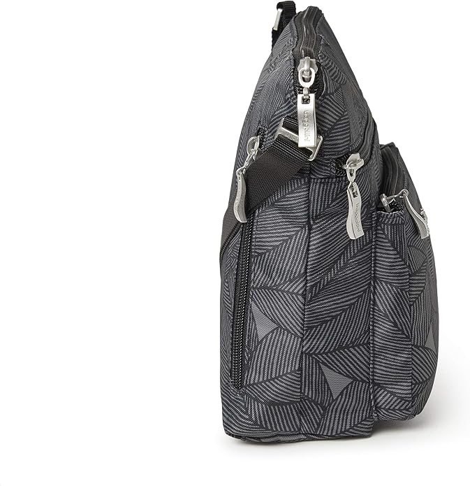 Baggallini Pocket Crossbody Bags for Women 8x8 Small Lightweight Durable Water-resistant Travel Purse W/Rfid