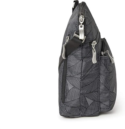 Baggallini Pocket Crossbody Bags for Women 8x8 Small Lightweight Durable Water-resistant Travel Purse W/Rfid