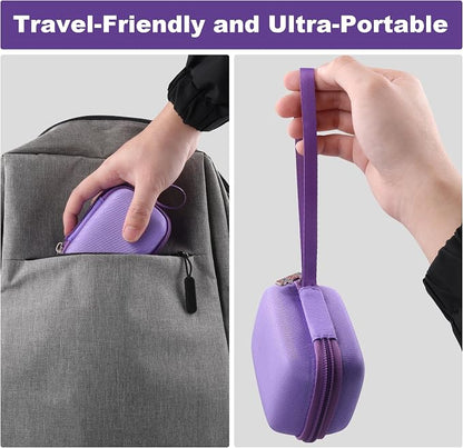 khanka Hard Case for Anker Nano 10000mAh 45W/A1665/A1664 Power Bank,Purple | EVA Hard Shell, Easy Carry Handle, Impact Resistant Protection, Soft Interior Lining, Secure Custom Fit, Protective Case Only