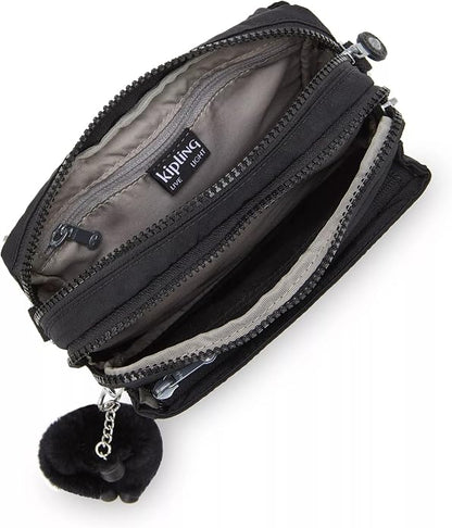 Kipling Women’s Abanu Multi Crossbody Bag, Lightweight, Adjustable Nylon Waist Pack with Multi-Compartment Zip Pockets