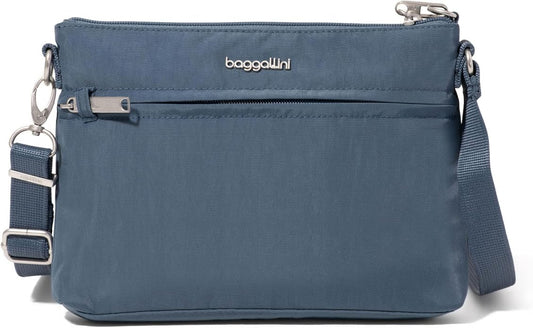 Baggallini womens Securtex Anti-theft Memento Crossbody Bag
