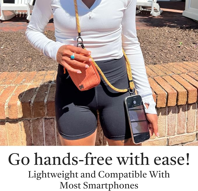 Save the Girls Active Rope Clip and Go Phone Strap – Cell Phone Lanyard for Life on the Move