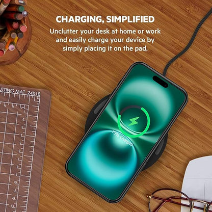 Battery Case for iPhone 16, Enhanced 10000mAh Portable Protective Wireless Charging Case Support Carplay Compatible with iPhone 16 (6.1 inch) Rechargeable Extended Battery Charger (Black)