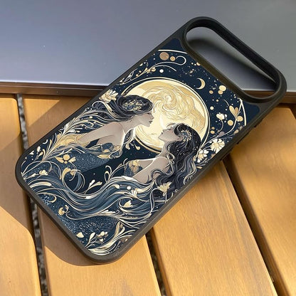 Constellation Series - Pisces Designs Magnetic for iPhone 17 air Case, Tarot Style Model Glass Phone Cover, Compatible with Magsafe, Pocket-Friendly - fits iPhone 17 air Case for Women