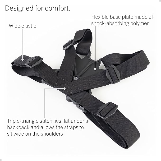 STUNTMAN High Stability Chest Mount for Smartphones - Compatible with iPhone, Samsung, Motorola, Google Pixel and Other Phones