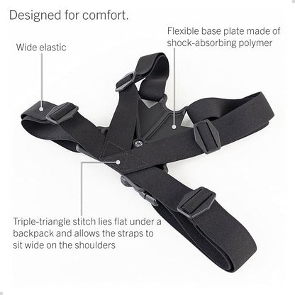 STUNTMAN High Stability Chest Mount for Smartphones - Compatible with iPhone, Samsung, Motorola, Google Pixel and Other Phones