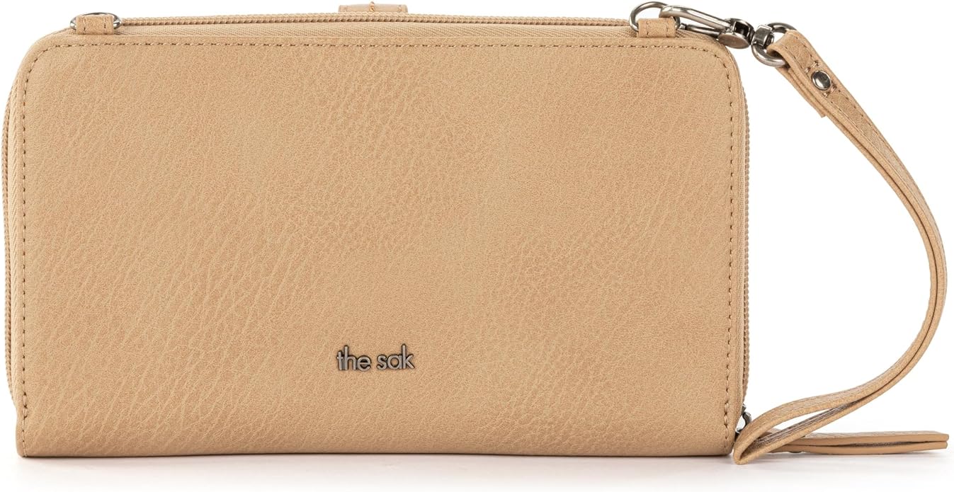 The Sak Iris Smartphone Crossbody Purse - Small Women's Cellphone Bag & Wallet For Everyday- Convertible Wristlet With Zipper