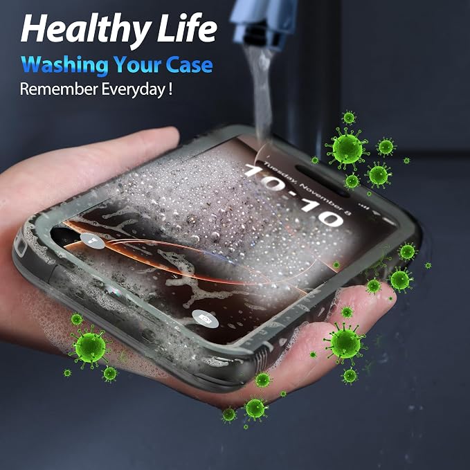 SPORTLINK for iPhone 16 Pro Max Case - IP68 Waterproof Military Protective Full Body Heavy Duty Shockproof 360 Sealed Dustproof with Camera Screen Protector Cover for i Phone 16 Pro Max 6.9" Mag/Black