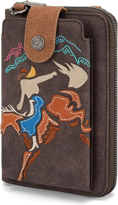 Montana West Small Crossbody Bags for Women Western Handbag with Cash Slots