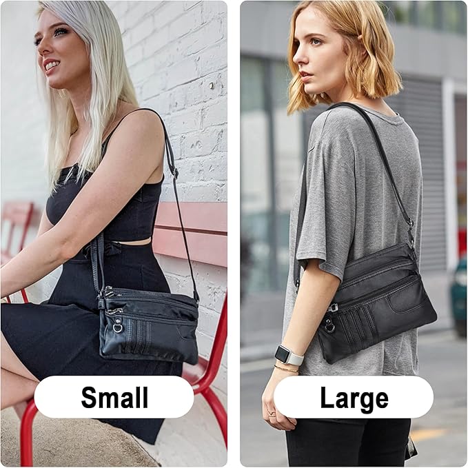 MINICAT Multiple Pockets Small Crossbody Purse Cell Phone Purse Shoulder Bags for Women Cross Body Bag for Woman