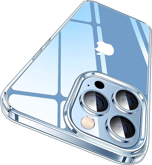 CASEKOO for iPhone 13 Pro Max Case Crystal Clear, [Never Yellow Technology] [Military-Grade Protection] Transparent Slim Cover Women Men for iPhone 13 ProMax Phone Case 6.7 inch, Clear