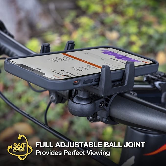 Scosche BMG1-SP HANDLEIT Pro Handlebar Bike Mount with 3.5” Adjustable Holder for Smartphone/Mobile Devices