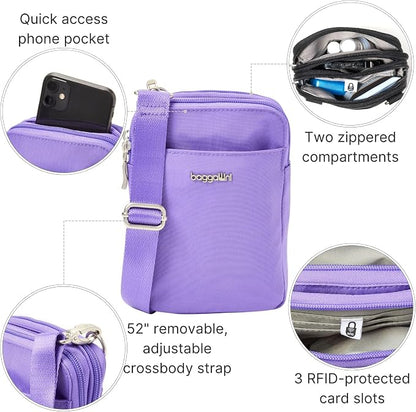 Baggallini Women's Modern Take Two Rfid Crossbody