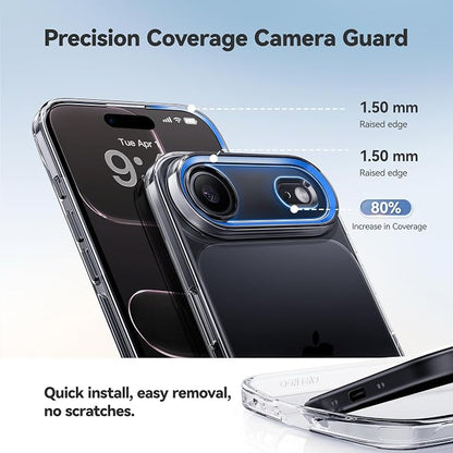 CASEKOO for iPhone 17 Air Case Crystal Clear, Patented Anti-Yellow & Virgin TPU, 15FT Military-Grade Drop Protection, Slim Transparent Women Men Funda para for iPhone 17 Air Case 6.5 inch, Clear