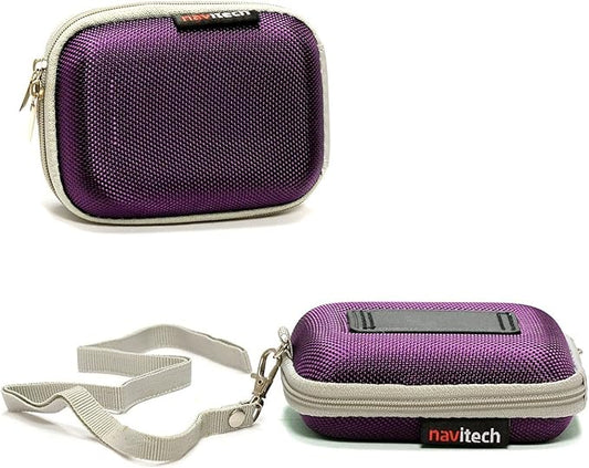 Navitech Purple Power Bank EVA Cover/Case/Travel Case Compatible With Anker PowerCore+ 10050 Premium Aluminum Portable Battery Charger