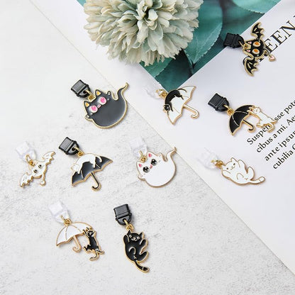 7-10Pcs Dust Plug Charm Type C with Alloy Pendants Cute Cell Phone Charms for Most Type C Phone,Readers Device