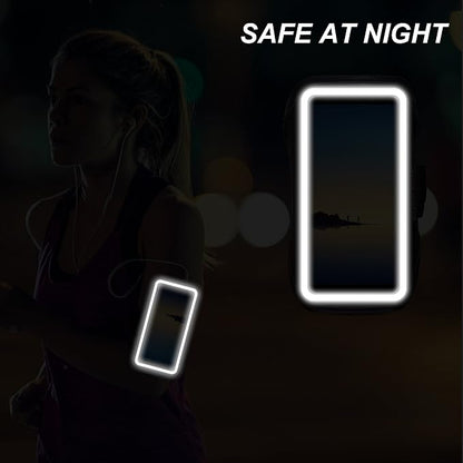 Armband for Galaxy Note 20/10+/9/8,Sweatproof Running Exercise Bag with Fingerprint Touch/Key Holder and Card Slot for Galaxy Note 20/10+/9/8(Black)