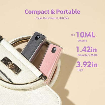 Screen Cleaner Kit 3 Pcs, Two in One Screen Cleaner Spray and Wipe, Touchscreen Mist Cleaner Spray Bottle for Phone/Laptop/Tablet/TV/Monitor/Car Screens