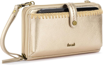 The Sak Iris Smartphone Crossbody Purse - Small Women's Cellphone Bag & Wallet For Everyday- Convertible Wristlet With Zipper