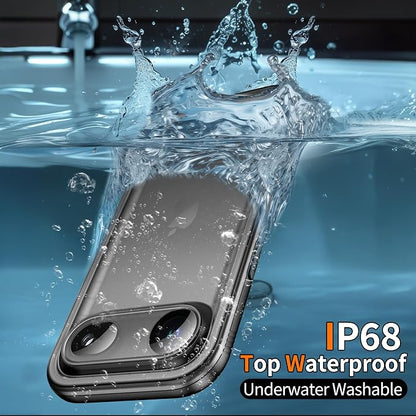 Cozycase TOP Waterproof Case for iPhone Air - Military Heavy Duty 360 Shockproof Full Body with Screen Camera Protector Double IP68 Water Dust Drop Proof Hard Rugged Tough Front Back Slim Cover