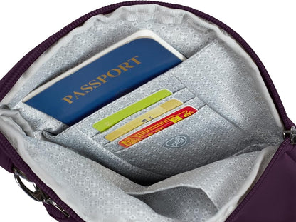 Travelon Anti-Theft Runways Slim Assymetric Crossbody