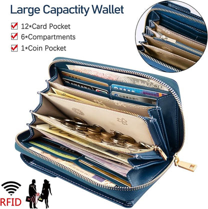HUANLANG Small Crossbody Phone Bags for Women Leather Cell Phone Purse Wallet | Small, Cell Phone