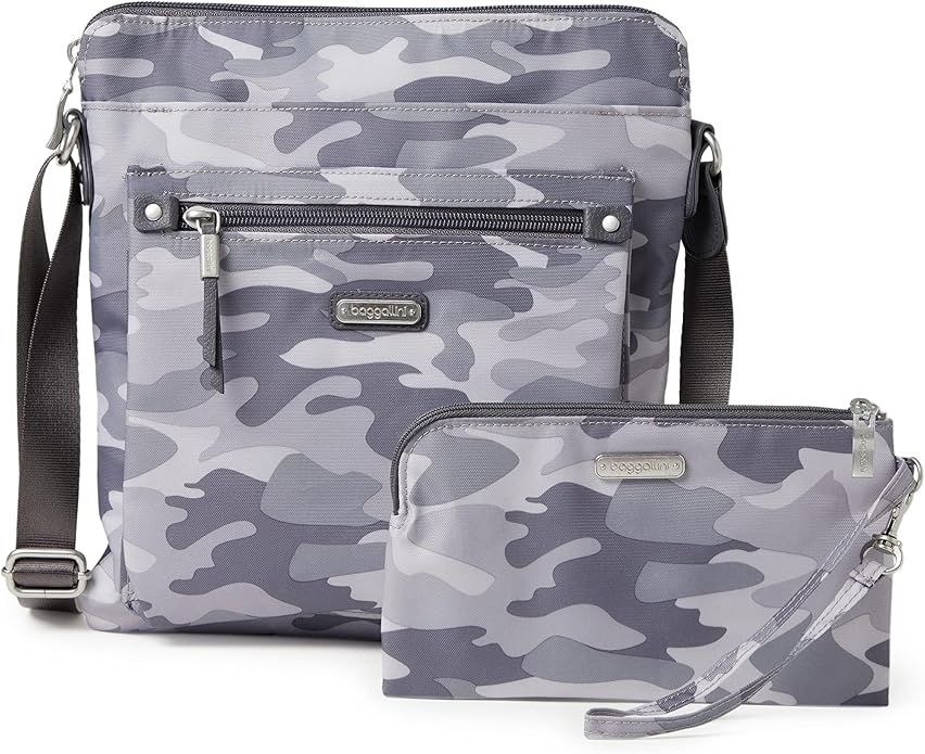 Baggallini womens Go Bagg With Rfid Phone Wristlet