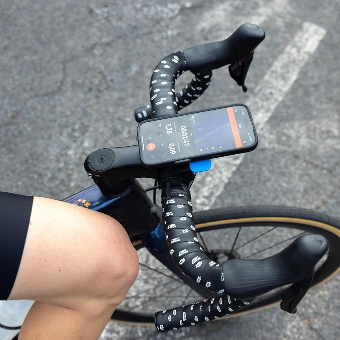 Quad Lock Out Front Handlebar Bike Phone Mount (V3) with MAG Phone Case for iPhone 11 Pro Max