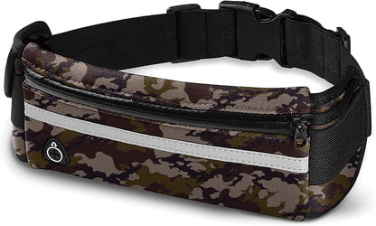 E Tronic Edge Running Belt for Women and Men, Money Belt and Running Fanny Pack, Hiking Fanny Pack, Holder for Cell Phone, Money, and Keys, Adjustable Belt Pouch fits Most Phone and Waist Sizes