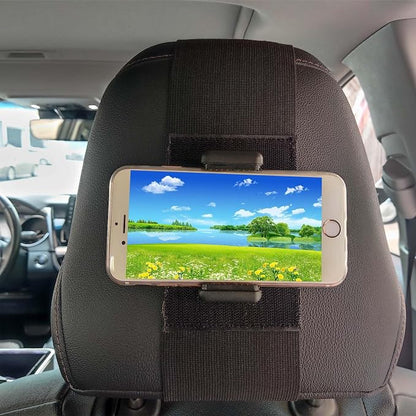 Car Headrest Phone Holder for Kids in Backseat - Compatible with Different Sizes Cell Phones and Other Portable Devices on Car Road Trip(for Phone Plastic Holder)