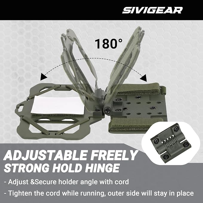 Tactical Phone Holder,Plate Carrier Phone Mount Not Block the Phone Camera Molle Phone Holder for Hunting,Duty,Hiking